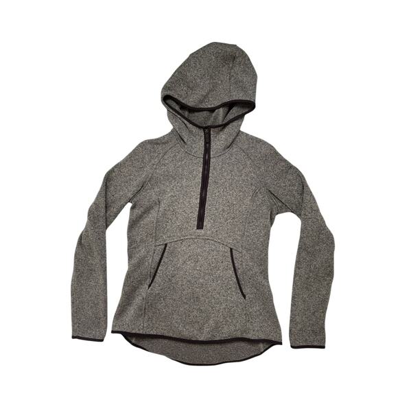 LULULEMON Fleece & Thank You Pullover Smoky Blush Purple Gray Size 6 W3BEGS - Picture 4 of 11